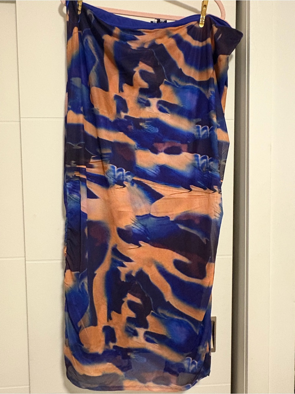 *4 for $30* Fashion Nova Curve Abstract Print Maxi Skirt